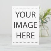 自分だけのオリジナルウェディング招待状をデザインしよう！ 招待状 (スタンド正面)