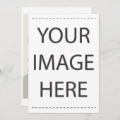 自分だけのオリジナルウェディング招待状をデザインしよう！ 招待状 (正面/裏面)