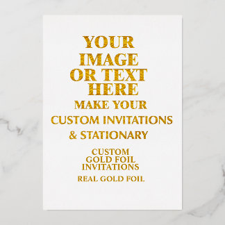 自分だけのオリジナルオーダーメイドの金を創る 箔招待状