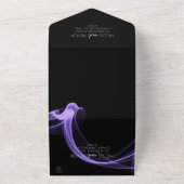 自分だけのオリジナルスモークリボンを作成しよう オールインワン招待状 (外側)