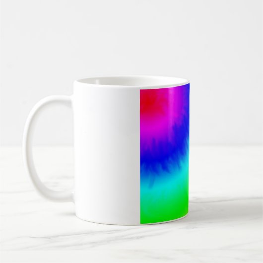 自分だけのオリジナルタイダイテンプレートを作成 コーヒーマグカップ (左)