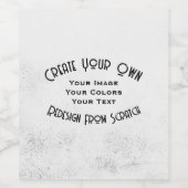 自分だけのオリジナルデザインを作成 ワインラベル (シングルラベル)