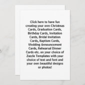 自分だけのオリジナルデザインカードと招待状を作ろう 招待状 (正面/裏面)