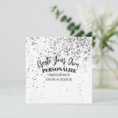 自分だけのオリジナルデザイン 招待状 (スタンド正面)