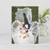 自分だけのオリジナル写真を作成 招待状 (スタンド正面)