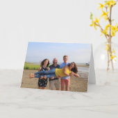 自分だけのオリジナル写真グリーティングカードを作ろう! カード (黄色い花)