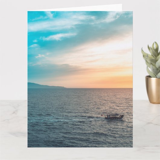 自分だけのオリジナル写真グリーティングカードを作成しよう カード (小さな植物)