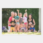 自分だけのオリジナル写真　レッドゴールドのクリスマス ラッピングペーパーシート (正面3)