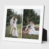 自分だけのオリジナル2枚の写真コラージュを追加 フォトプラーク (側面)