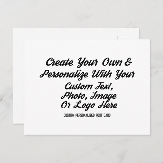 自分だけのオリジナル!特別な「Save The Date」を作成しよう ポストカード (正面/裏面)