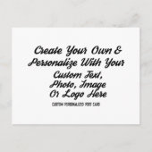 自分だけのオリジナル!特別な「Save The Date」を作成しよう ポストカード (正面)