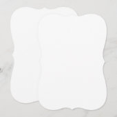 自分だけのオリジナル 5" x 7" フラット招待状, サイズ:5" x 7", 紙:シグネチャーマ 招待状 (正面/裏面)