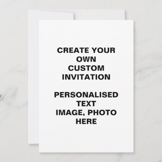 自分だけのカスタムを作成する 招待状 (裏面)