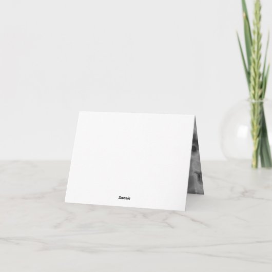 自分だけのカスタムカラー/デザインを作成 サンキューカード (裏面)