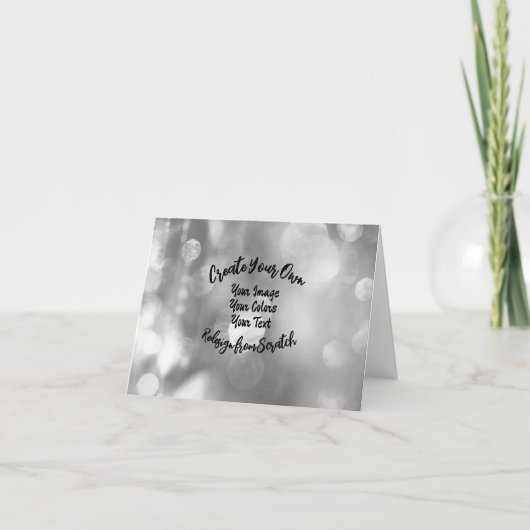 自分だけのカスタムカラー/デザインを作成 サンキューカード (正面)