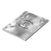 自分だけのカスタムカラー/デザインを作成 ノートパッド (回転)