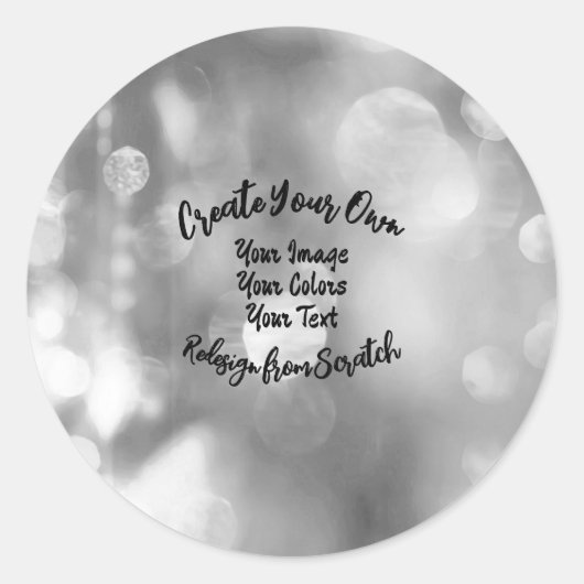 自分だけのカスタムカラー/デザインを作成 ラウンドシール (正面)