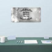 自分だけのカスタムカラー/デザインを作成 横断幕 (トレードショー)