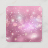 自分だけのカスタムテキストボケスパークルを作成 エンクロージャーカード (裏面)