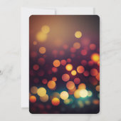 自分だけのカスタムディープボケウェディングを作成 招待状 (裏面)