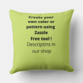 自分だけのカスタム モダンでおしゃれなギフトを作成しよう クッション (裏面)