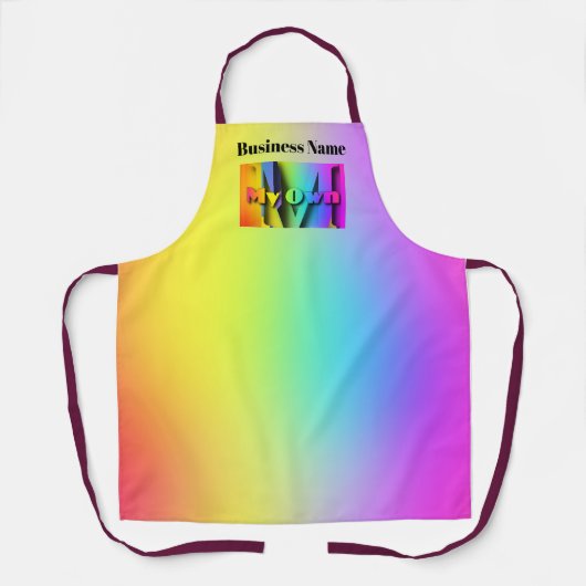 自分だけのカフェを作ろう エプロン (正面)