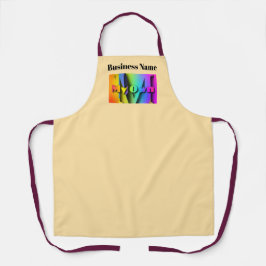 自分だけのカフェ コーヒーショップ ベージュ エプロン