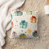 自分だけのカラフルなクリスマスボックス&スターを作ろう クッション (ブランケット)