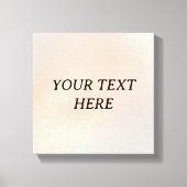 自分だけのキャンバスを作ろう - ミニマルなパステルデザイン キャンバスプリント (正面)