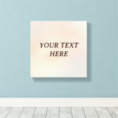 自分だけのキャンバスを作ろう - ミニマルなパステルデザイン キャンバスプリント (インサイチュ (ウッドフロア))