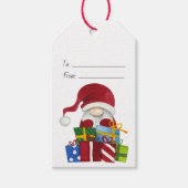 自分だけのクリスマスが楽しめるノームとプレゼントを作成 ギフトタグ (正面)