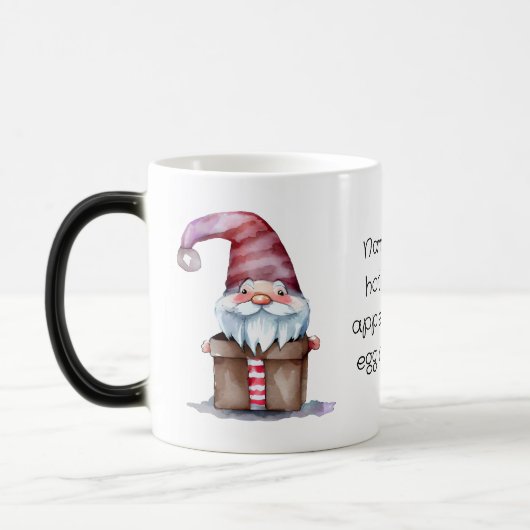 自分だけのクリスマス小人の箱を作ろう モーフィングマグカップ (左)