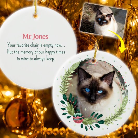 自分だけのクリスマス猫メモリアルを作ろう セラミックオーナメント