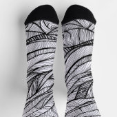 自分だけのクルーソックスをカラフルに: 色ぬりアクティビティが楽しい ソックス (上部)