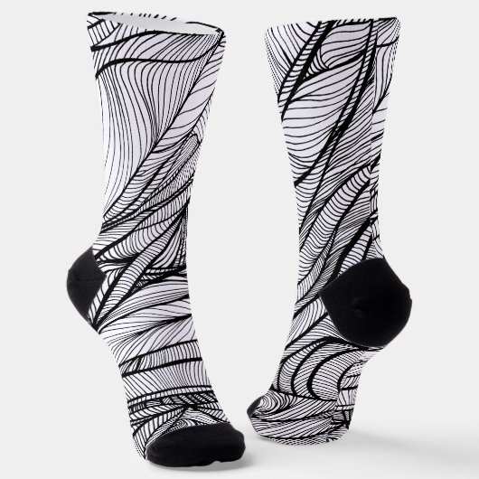 自分だけのクルーソックスをカラフルに: 色ぬりアクティビティが楽しい ソックス (傾斜あり)