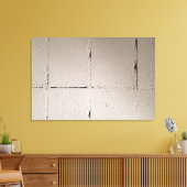 自分だけのグラフィティのためのコンクリートブロックウォール キャンバスプリント (インサイチュ (リビング))