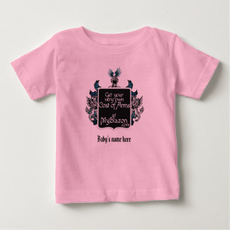 自分だけのコート・オブ・アームズのシャツ ベビーTシャツ