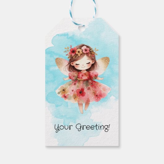 自分だけのゴールドポピーのクリスマスエンジェルを作ろう ギフトタグ (裏面)