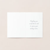 自分だけのシルバーフォイルスノーフレーククロスを作ろう 箔カード (内部)