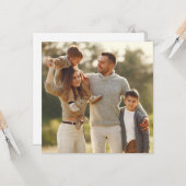 自分だけのシングル写真をデザインする カード (正面/裏面インサイチュ)