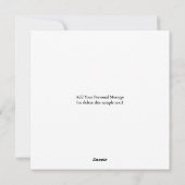 自分だけのシングル写真をデザインする シーズンカード (裏面)