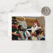 自分だけのシングル写真をデザインする ノートカード (正面/裏面インサイチュ)