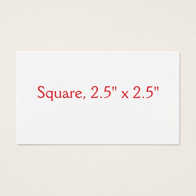 自分だけのスクエアを作ろう 6.4cm x 6.4cm (正面)