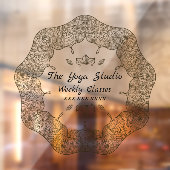 自分だけのスタイルで - パーソナライズ ヨガ ビジネス クラス フロント ウィンドウサイン (シート2)