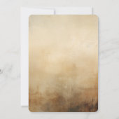 自分だけのセピア ヴィンテージ オールド ファッション紙を作成 招待状 (裏面)