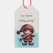 自分だけのダンシングヴィンテージクリスマスノームを作ろう ギフトタグ (裏面)