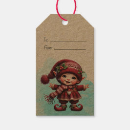 自分だけのダンシングヴィンテージクリスマスノームを作ろう ギフトタグ