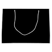 自分だけのデザインを作成 - 画像やテキスト、ロゴを追加 ラージペーパーバッグ (正面)