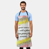 自分だけのデザイン&写真 ユニークギフトを作成しよう エプロン (着用した状態)