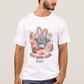 自分だけのハッピーイースターヒーファーを作成 Tシャツ (正面)